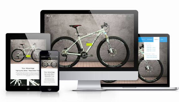 JoomlaPlates Bike - Download Joomla Template