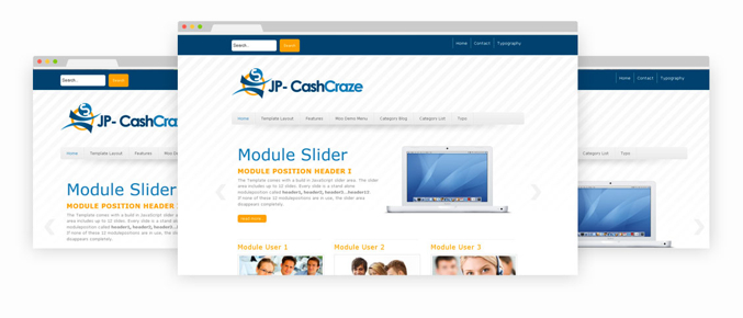 JoomlaPlates Cashcraze - Download Joomla Template