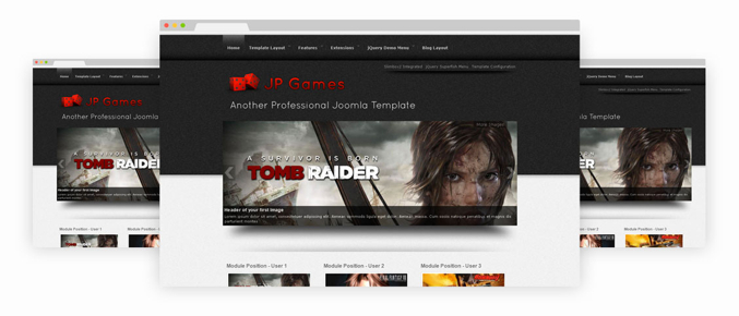 JoomlaPlates Games - Download Joomla Template