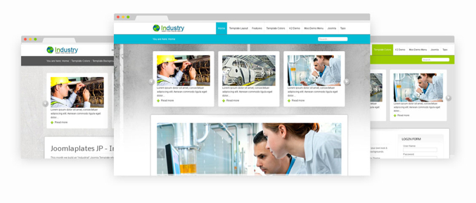 JoomlaPlates Industry - Download Joomla Template