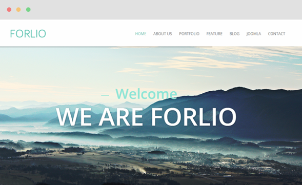 JoomlaUX Forlio - Download Corporate and Portfolio Joomla Template