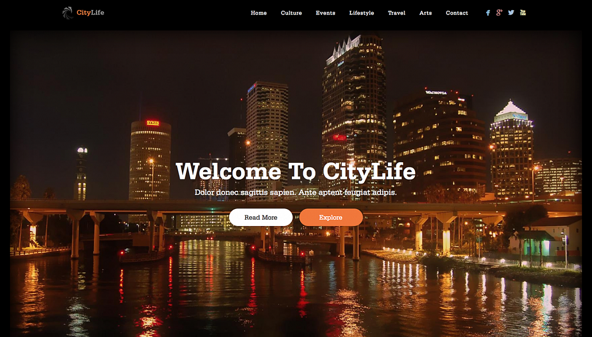 JoomlaXTC Citylife - Download City Portal Joomla Template