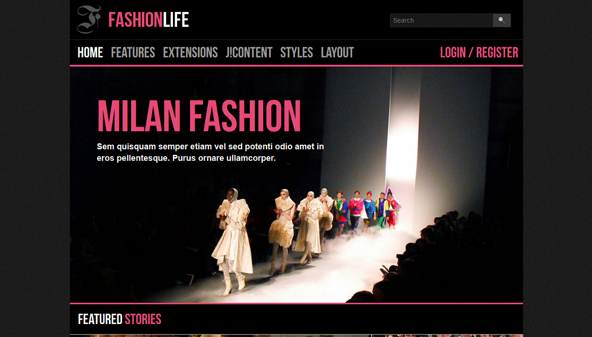 JoomlaXTC Fashion Life - Download Blog Joomla Template