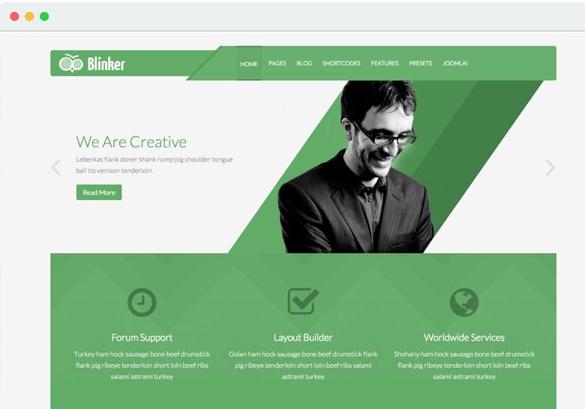 JS Blinker - Download Creative Multipurpose Joomla Template 
