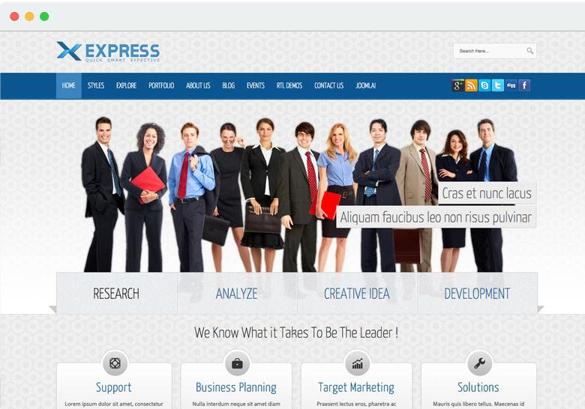 JS Express - Download Responsive Joomla Business Template 