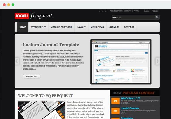 JS Frequent - Download Amazing Free Joomla Template 