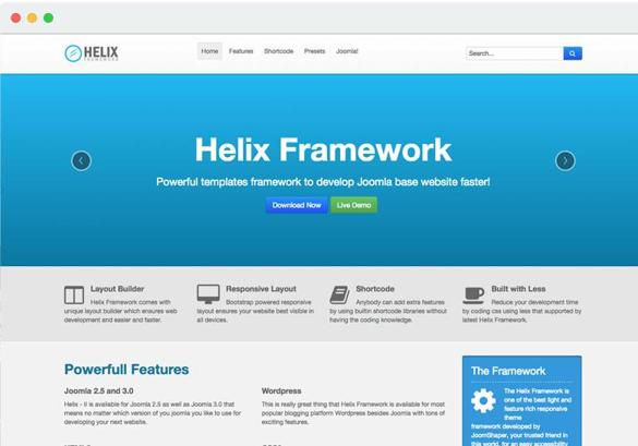 JS Helix - Download II - Joomla Templates Framework 