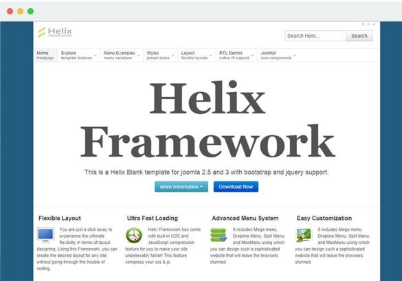 JS Helix - Download Joomla Templates Framework 