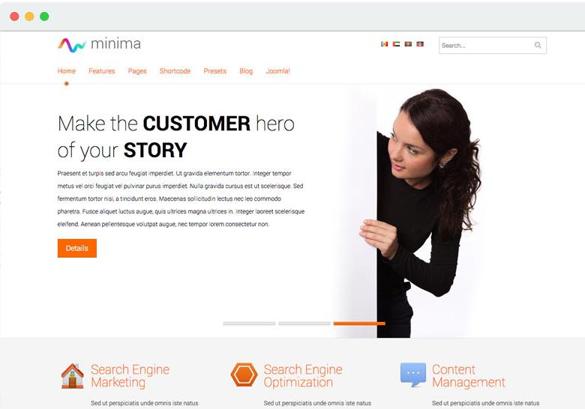 JS Minima - Download Joomla Business Template 