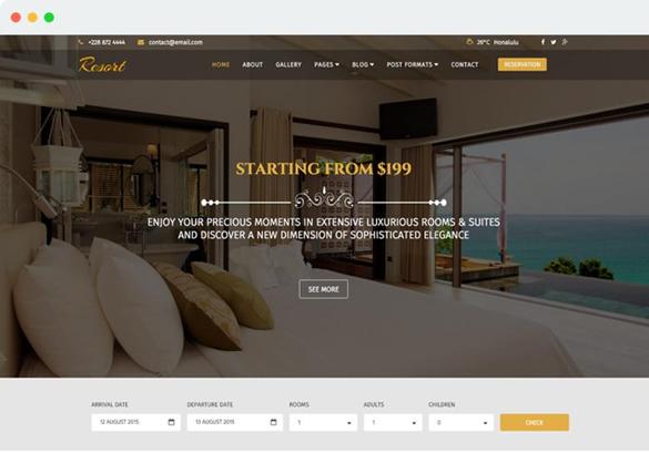 JS Resort - Download A Luxury Hotel Joomla Template 