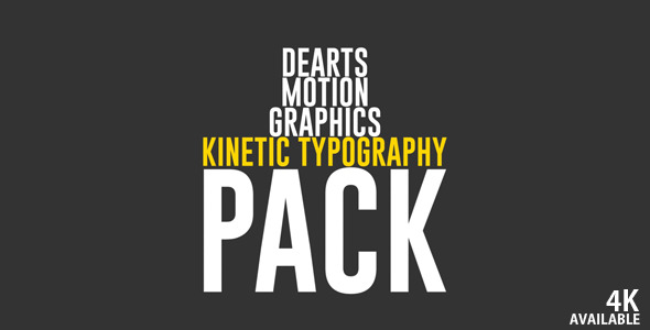 Kinetic Typo Pack - Download Videohive 10995055