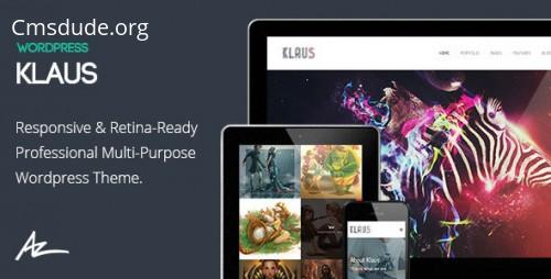 Klaus v1.5.2 – Retina Multi-Purpose WordPress Theme Download Free