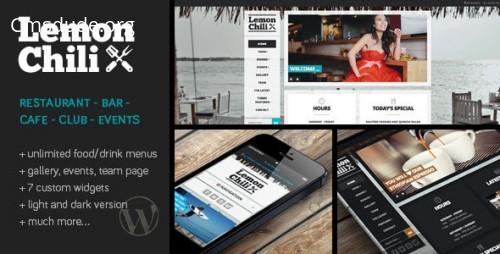 LemonChili – a Premium Restaurant WordPress Theme Download Free