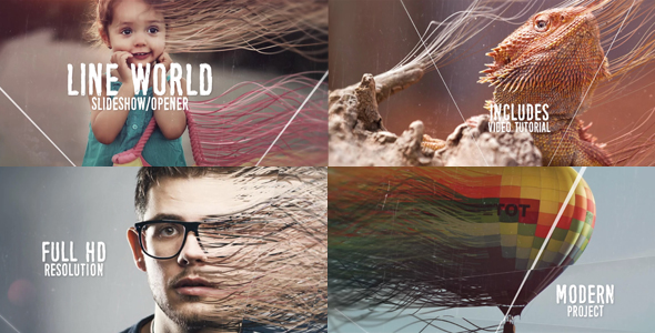 Line World Slideshow - Download Videohive 16363336