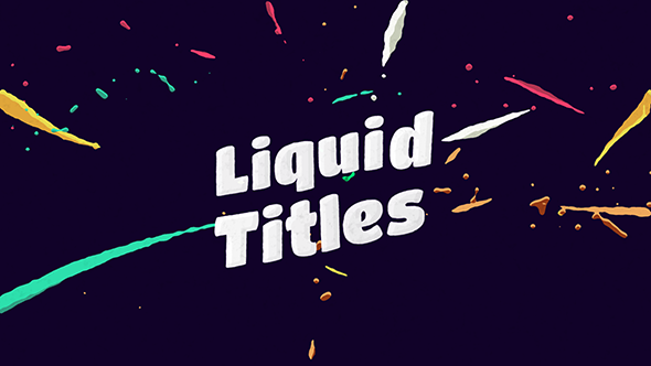 Liquid Animation Titles - Download Videohive 12726610