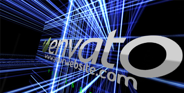 Logo Intro and Blue Lines - Download Videohive 482602