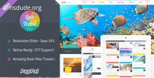 Love Travel – Creative Travel Agency WordPress Download Free