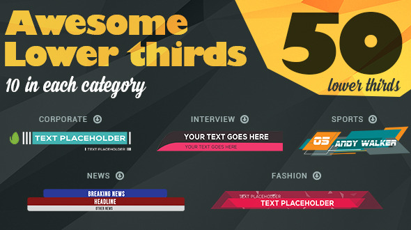 Lower Third - Download Videohive 11864073
