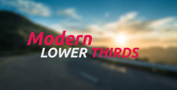 Lower Thirds - Download Videohive 12147196