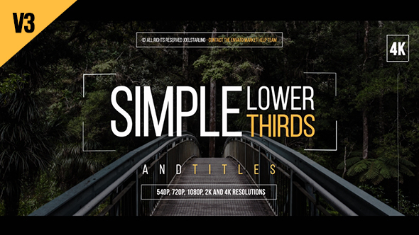 Lower Thirds - Download Videohive 14001213