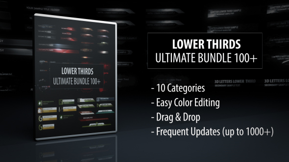 Lower Thirds - Ultimate Bundle 100 - Download Videohive 14746750