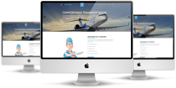 LT Aircoms Pro - Download Air Transport Services Joomla template