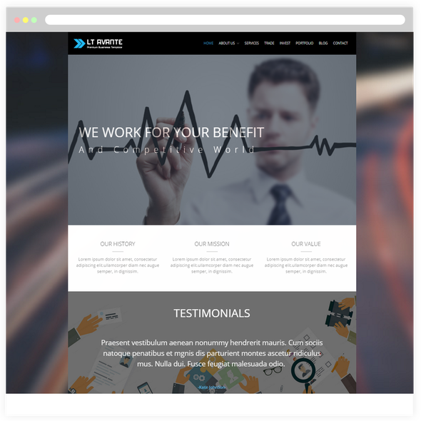 LT Avante Pro - Download Business WordPress theme