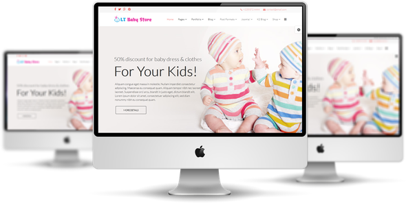LT Baby Shop Pro - Download Baby Shop Joomla template