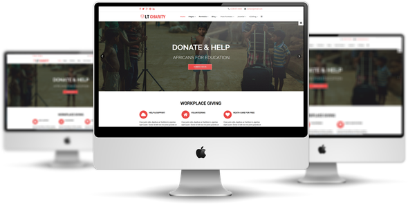 LT Charity Pro - Download Charity Joomla template