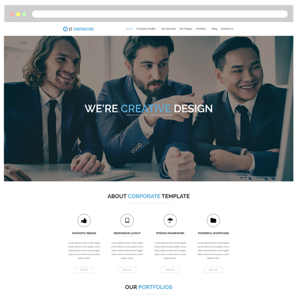 LT Corporation Pro - Download Corporation WordPress theme