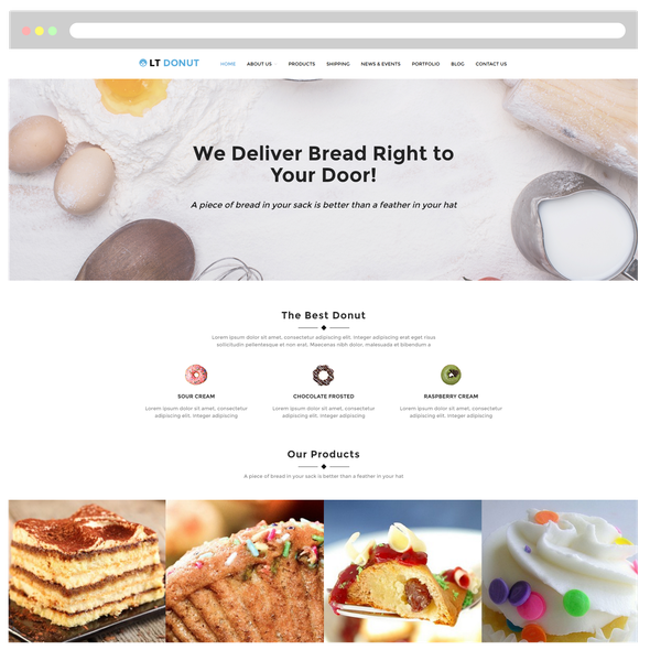 LT Donut Pro - Download Donuts WordPress theme