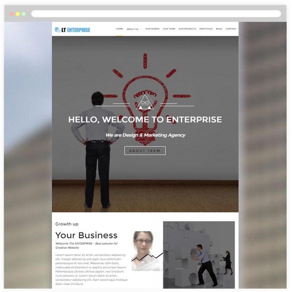 LT Enterprise Pro - Download Creative WordPress theme