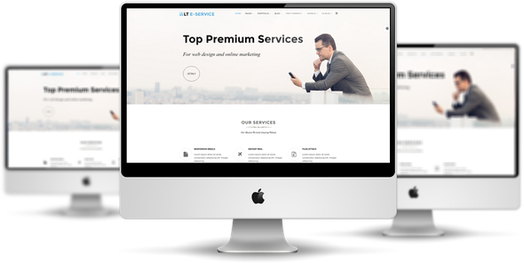 LT eService Pro - Download Online Service Joomla Template