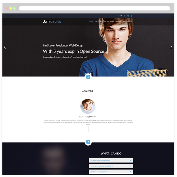 LT Personal Pro - Download Personal WordPress theme