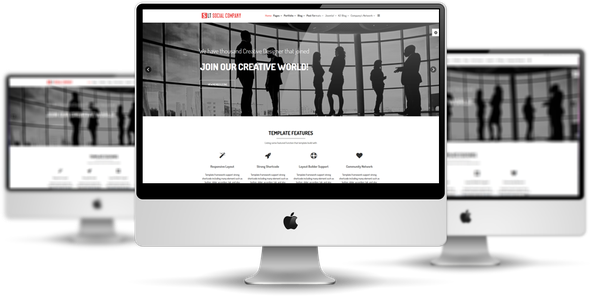 LT Social Company Pro - Download Free Personal Community for social Company Joomla template