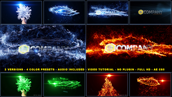 Magical Particles Vortex Logo Reveal - Download Videohive 5086083