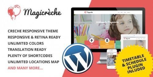 Magicreche – Responsive Creche WordPress Theme Download Free