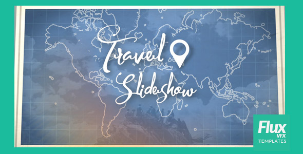 Map Travel Slideshow - Download Videohive 17424949