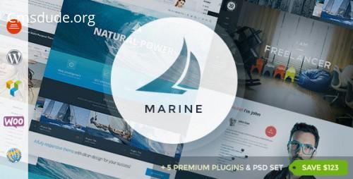 Marine v2.4 – Responsive WordPress Theme Multi-Purpose Download Free