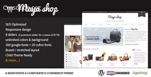 MayaShop v2.7.8 – A Flexible Responsive e-Commerce Theme Download Free