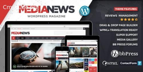 MediaNews – WordPress News Magazine Blog Theme Download Free