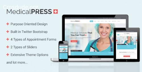 MedicalPress – Health and Medical WordPress Theme Download Free