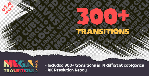 Mega Transitions FX Pack - Download Videohive 9156370