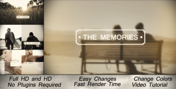 Memories Slideshow - Download Videohive 6348368