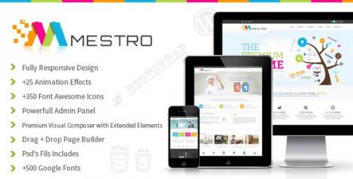 Mestro – Animated Multipurpose WordPress Theme Download Free