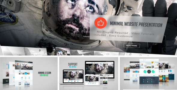 Minimal Website Presentation - Download Videohive 8429351