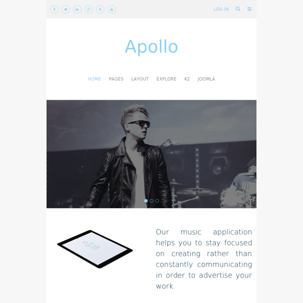 Minitek Apollo - Download Business Joomla Template