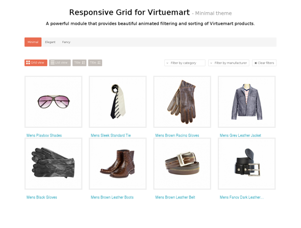 Minitek Responsive Grid for Virtuemart - Download Joomla Extension