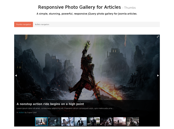 Minitek Responsive Photo Gallery for Articles - Download Joomla Extension