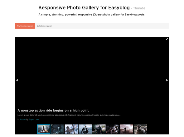 Minitek Responsive Photo Gallery for Easyblog - Download Joomla Extension